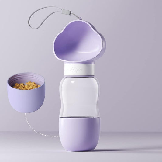 Cantimplora de paseo con compartimento para snacks (Copy)